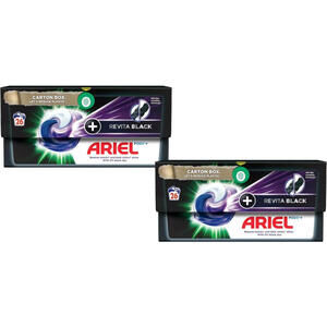 ARIEL Pods Laundry Detergent pods + Revita Black dark laundry pods 2 x 26 pods